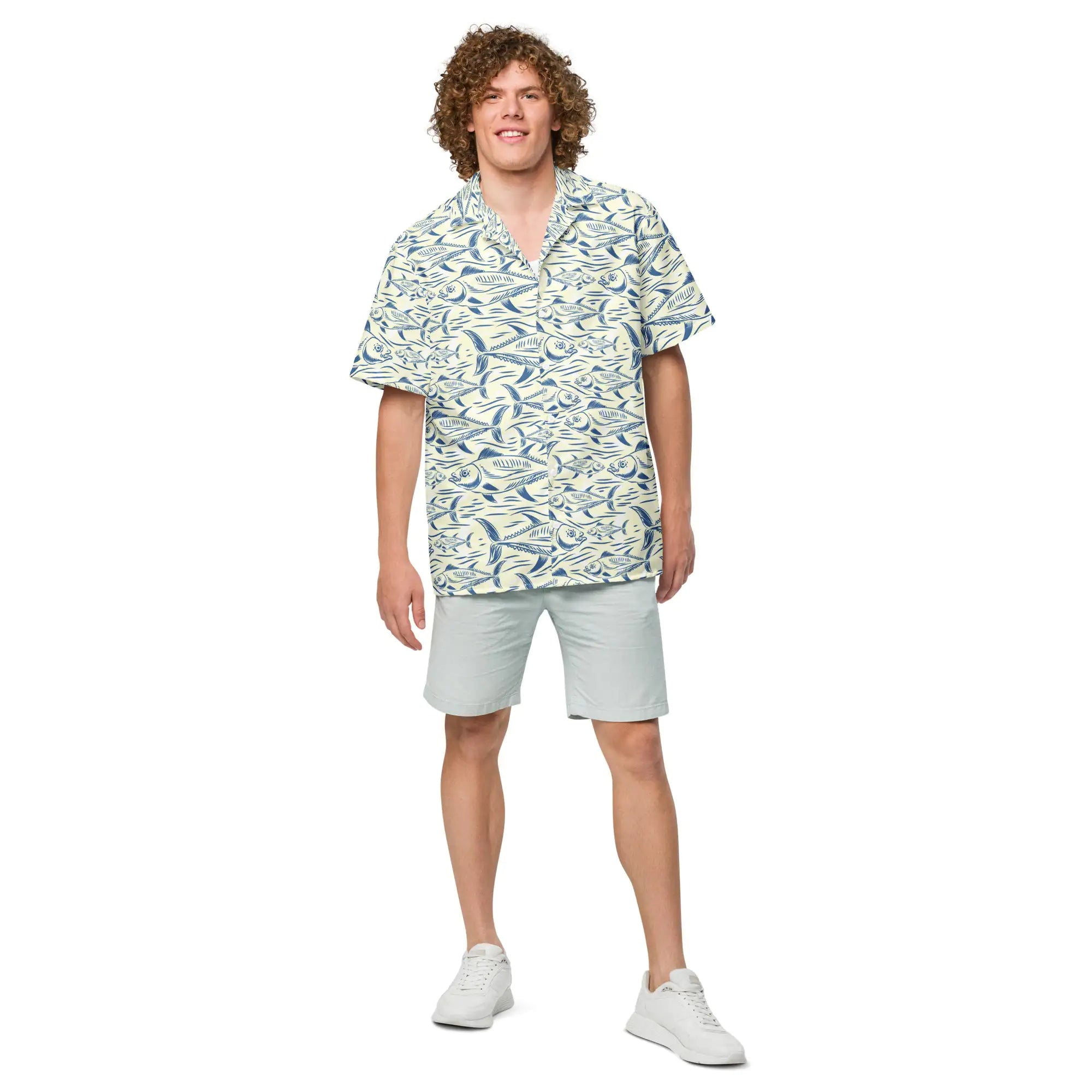 Nautical Tuna Hawaiian Shirt: Style & Sustainability - Ace Fashion