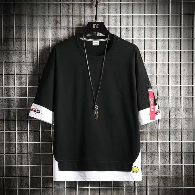 Men's Embroidered Harajuku Tee