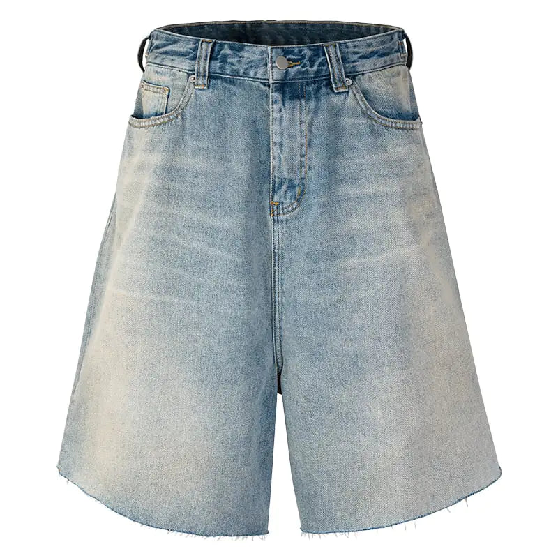 Men's Summer Vintage Loose Denim Shorts