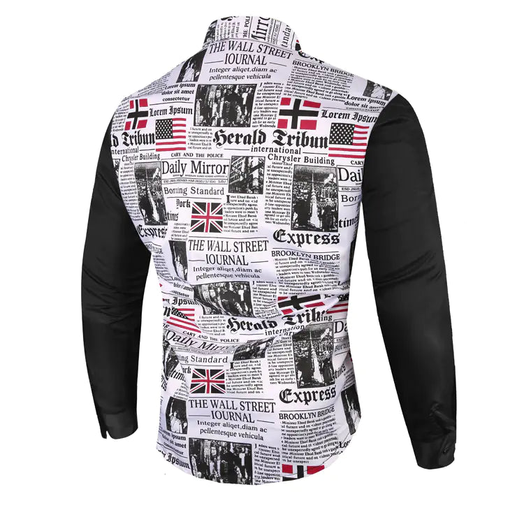 Urban RetroFit Men's Polyester Shirt - Ace Fashion