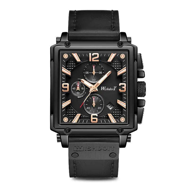 AutoSquare Elegant Men’s Quartz Watch - Ace Fashion