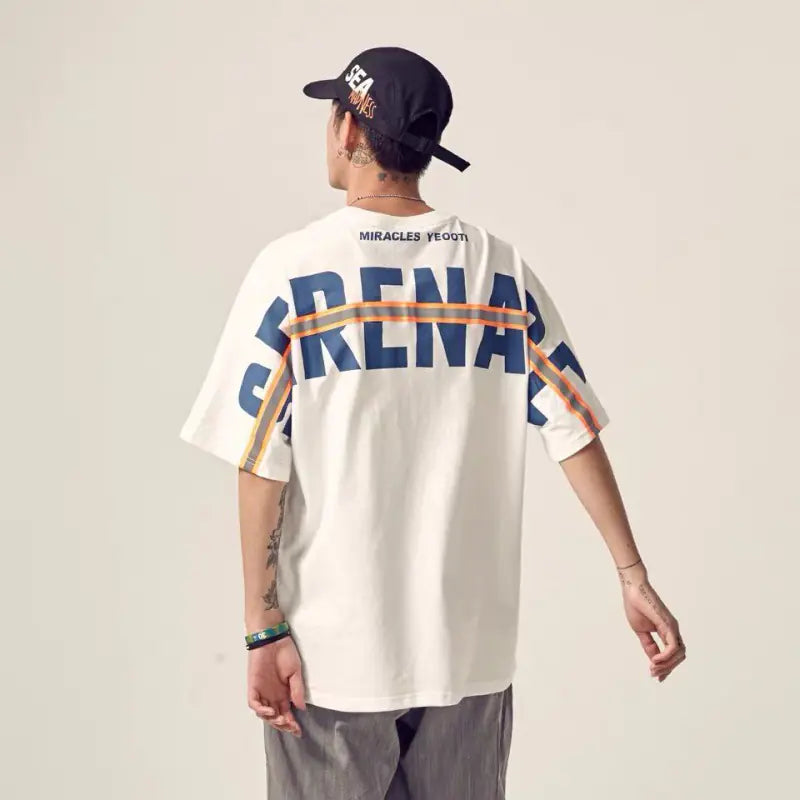 Summer Reflective Street Tee for Men