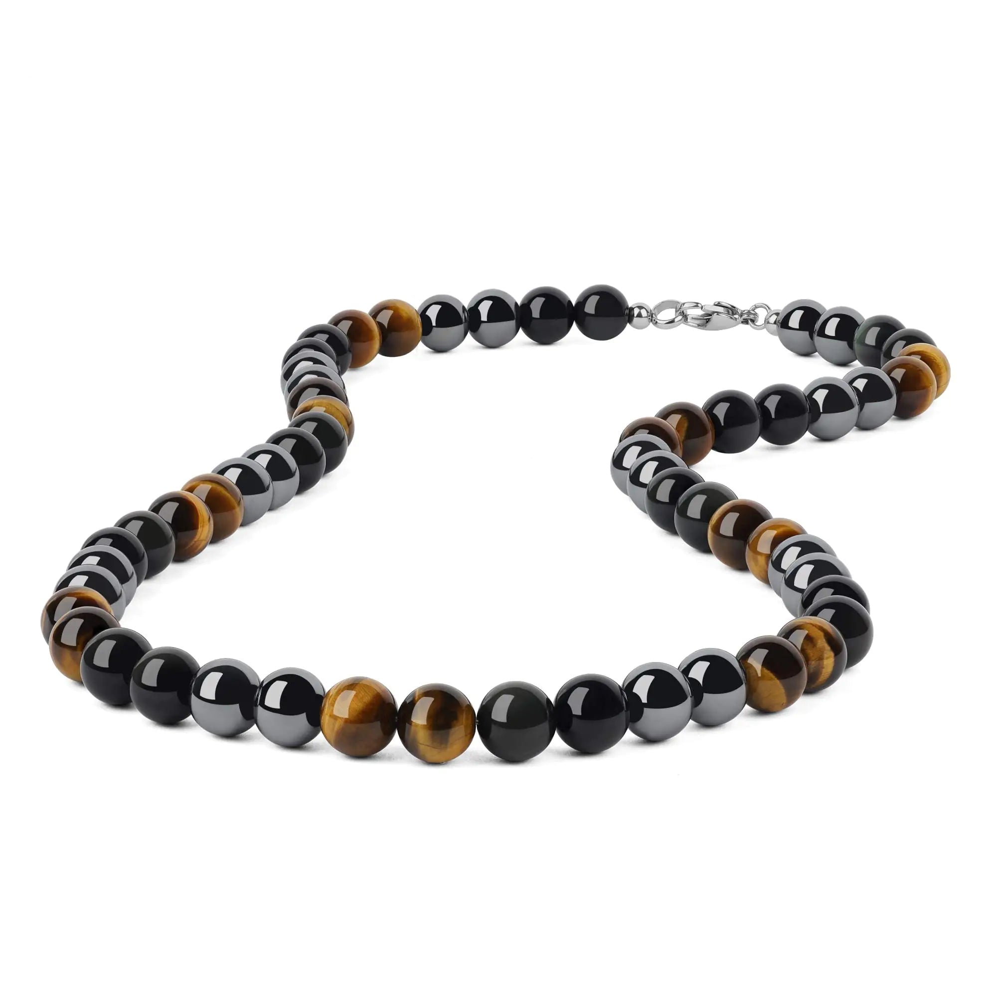 Men's Triple Power 26" Beaded Necklace