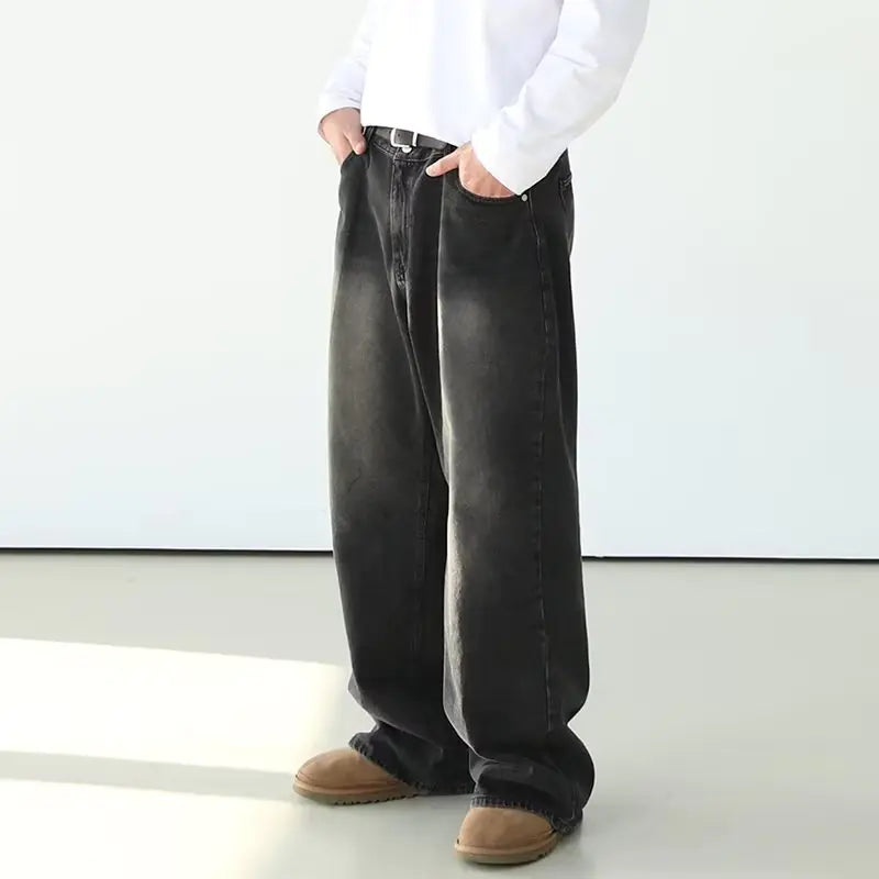 Vintage American Straight Jeans for Men - Ace Fashion