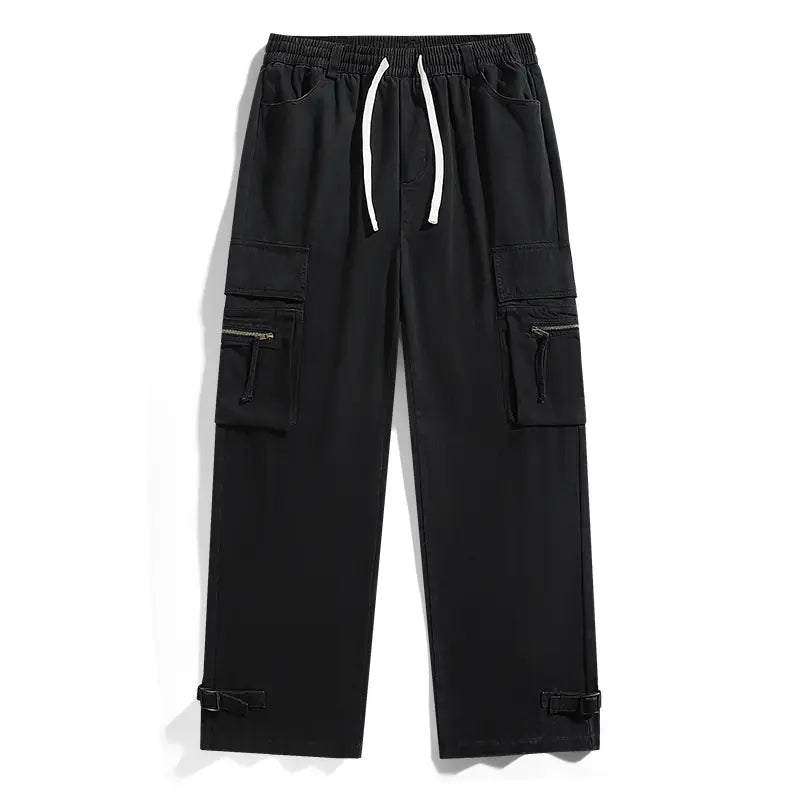 Men's Cotton Cargo Pants with Pockets