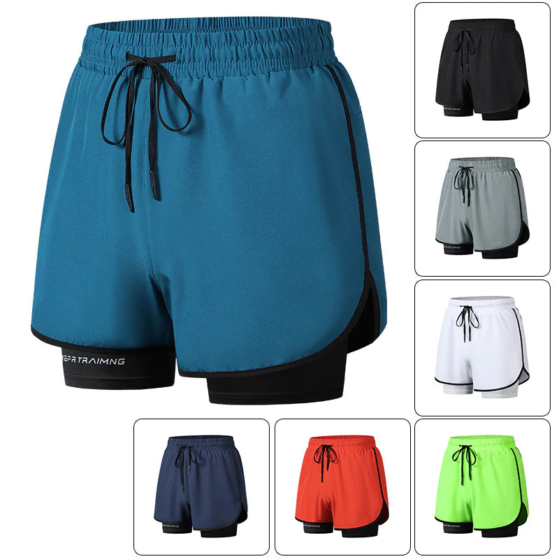 Rapid-Dry Unisex Sports Shorts - Ace Fashion
