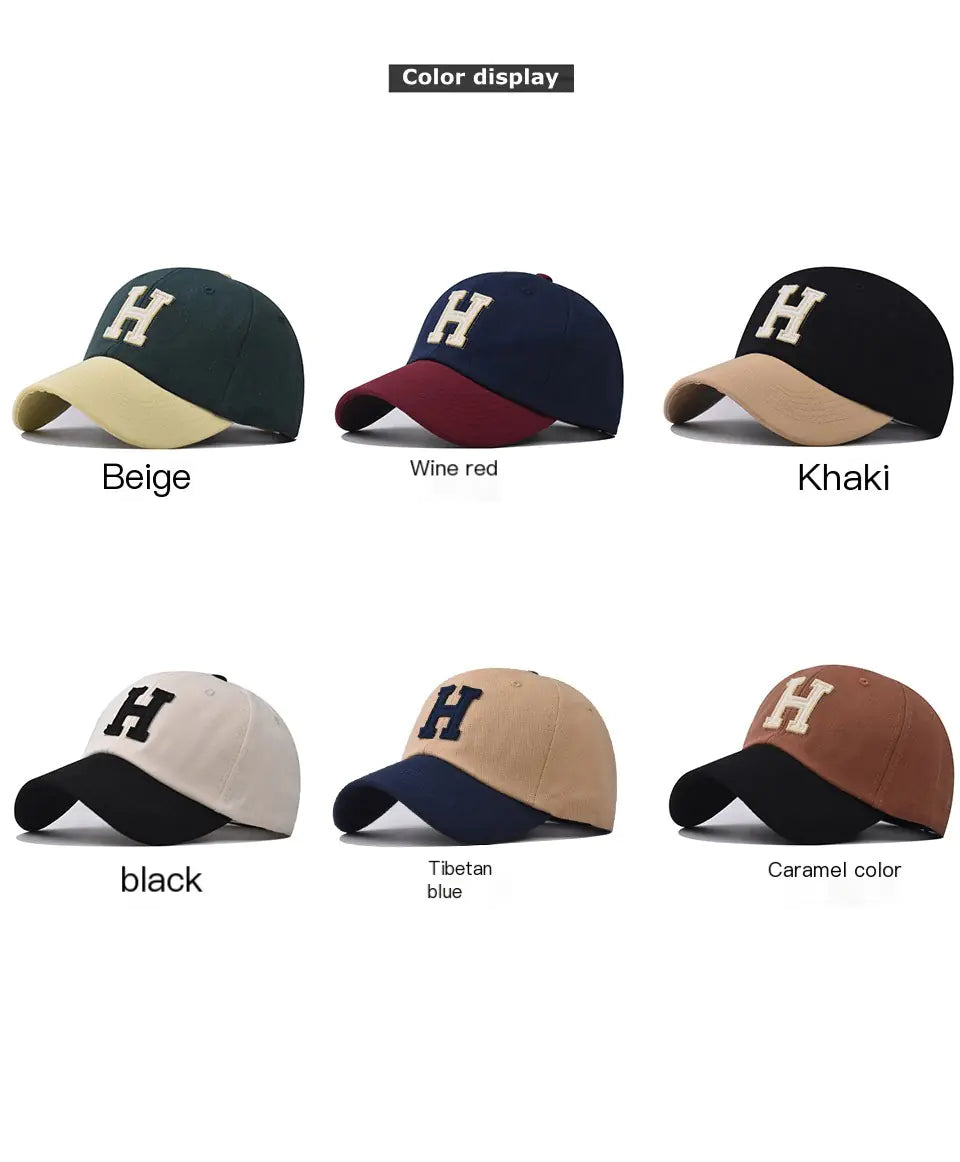 Trendy Embroidered Cotton Cap