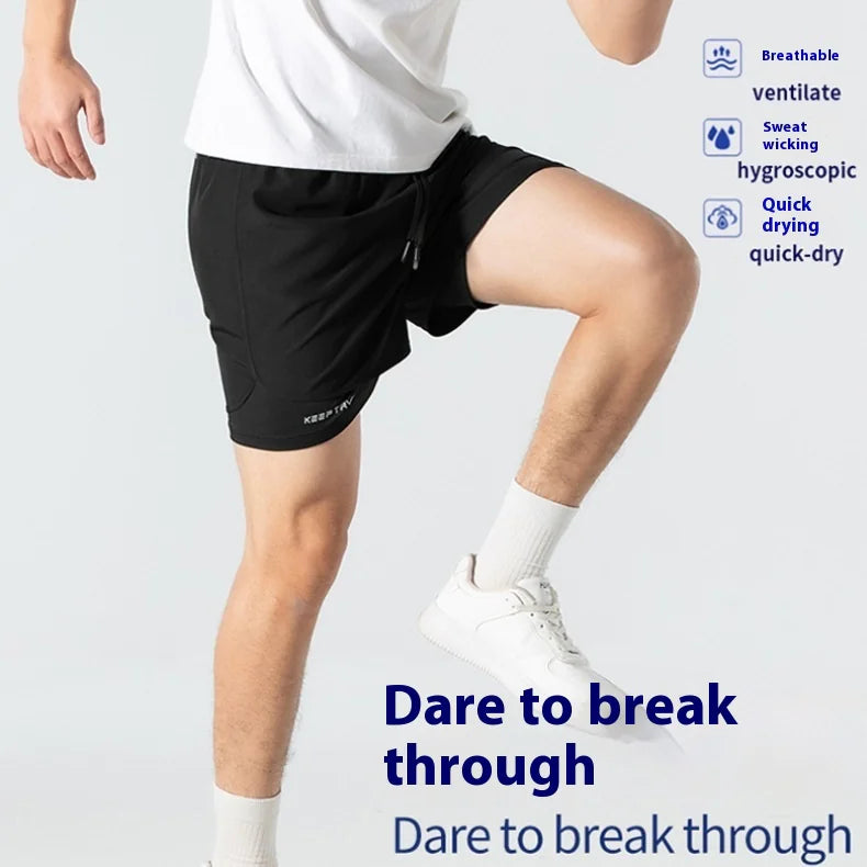 Rapid-Dry Unisex Sports Shorts - Ace Fashion