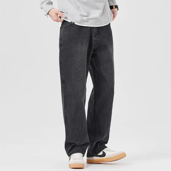 Urban Charcoal Straight-Leg Jeans - Ace Fashion