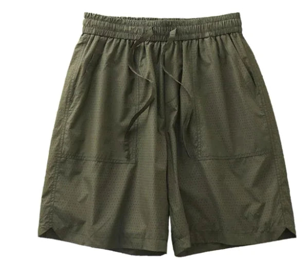 Chic Summer Dot-Pattern Sports Shorts - Ace Fashion
