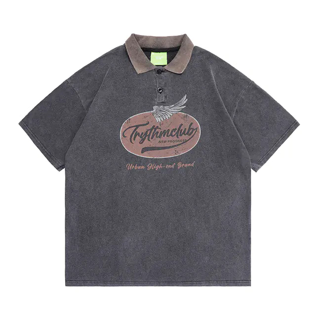 Retro Cotton Summer Polos for Men - Ace Fashion