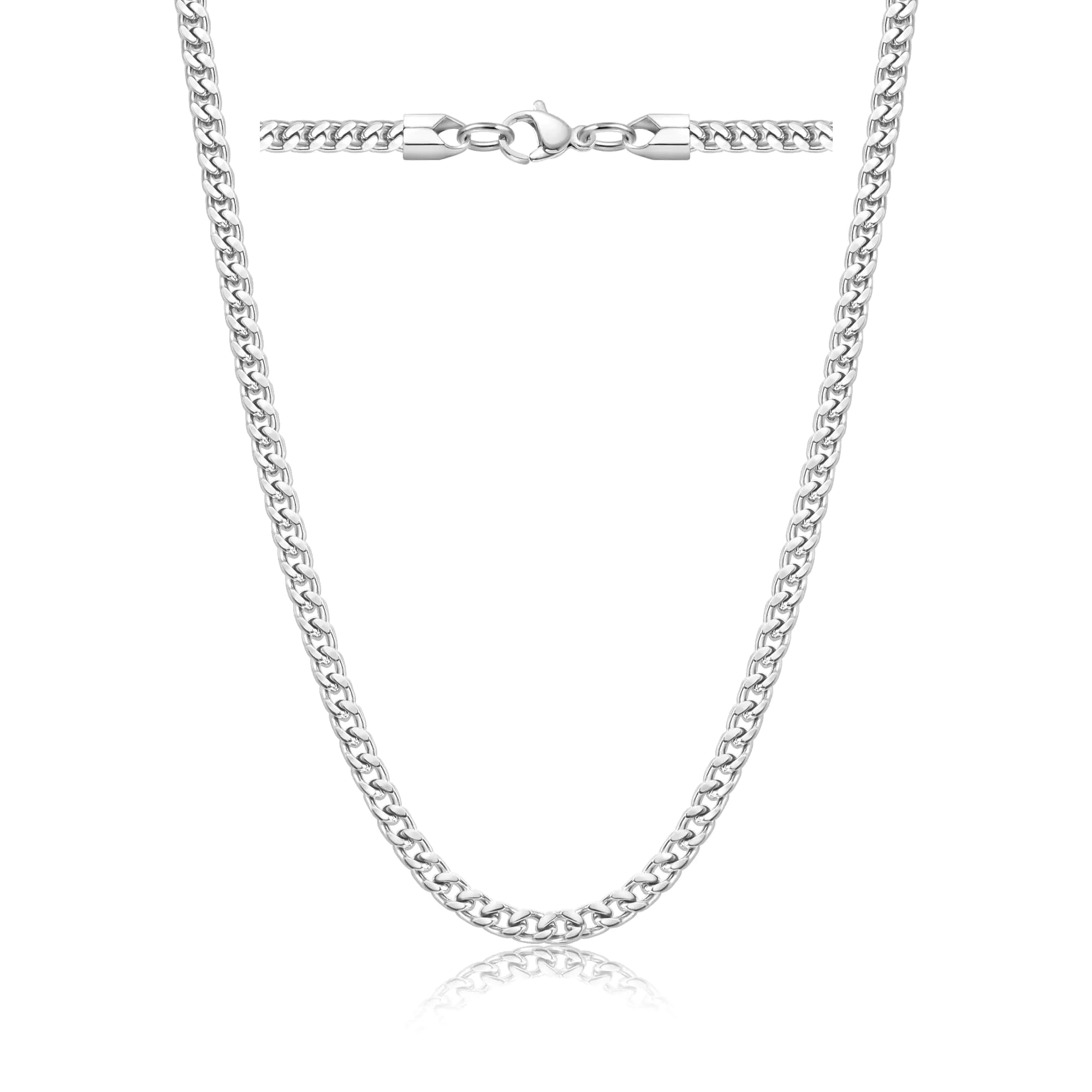 Monily Heavy Stainless Steel Franco Chain 12”