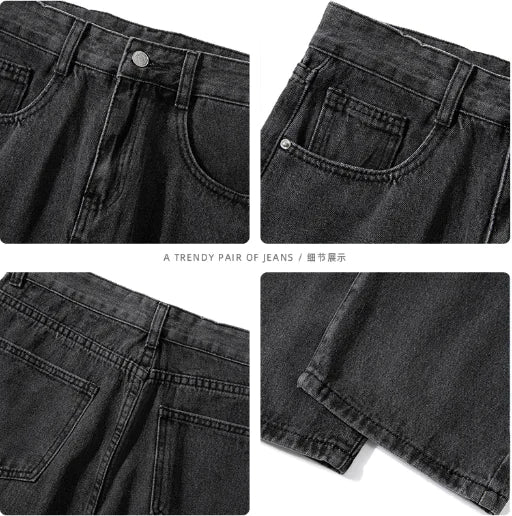 Men's Vintage Casual Denim Jeans - Ace Fashion