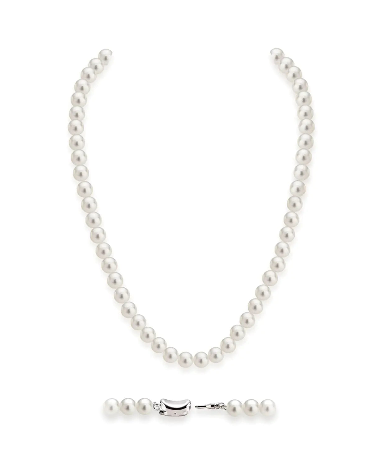 Elegant Simulated Pearl Choker 20inch