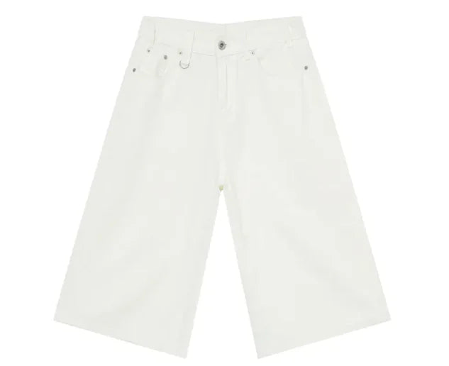 Vintage High-Waist Denim Shorts
