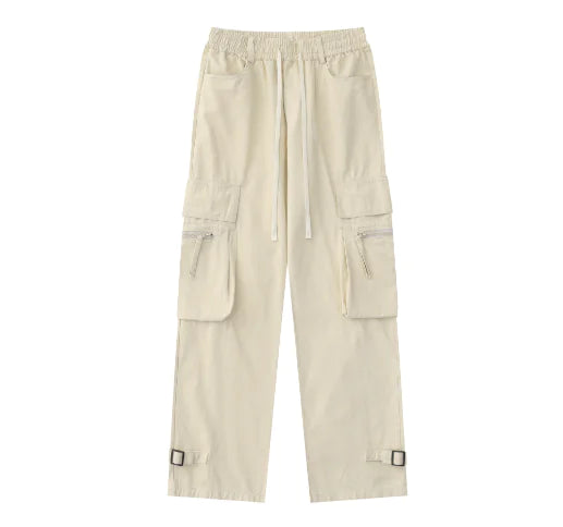 Men's Cotton Cargo Pants with Pockets