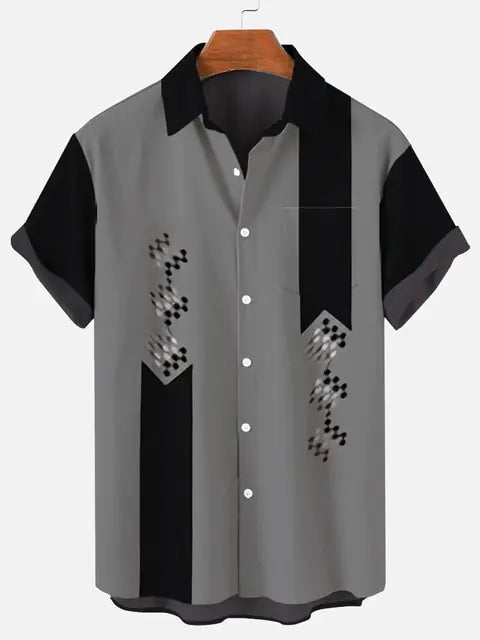 Tropical Harajuku Men's Polyester Shirt - Ace Fashion