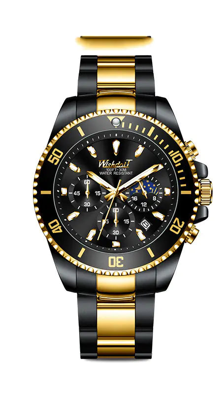 AquaShield Men's Quartz Sports Watch - Ace Fashion