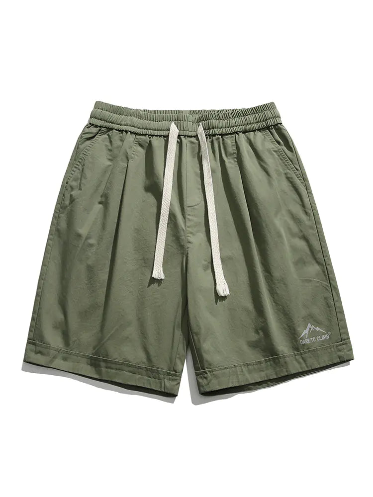 Vintage Style Men's Cotton Shorts - Summer 2024 - Ace Fashion