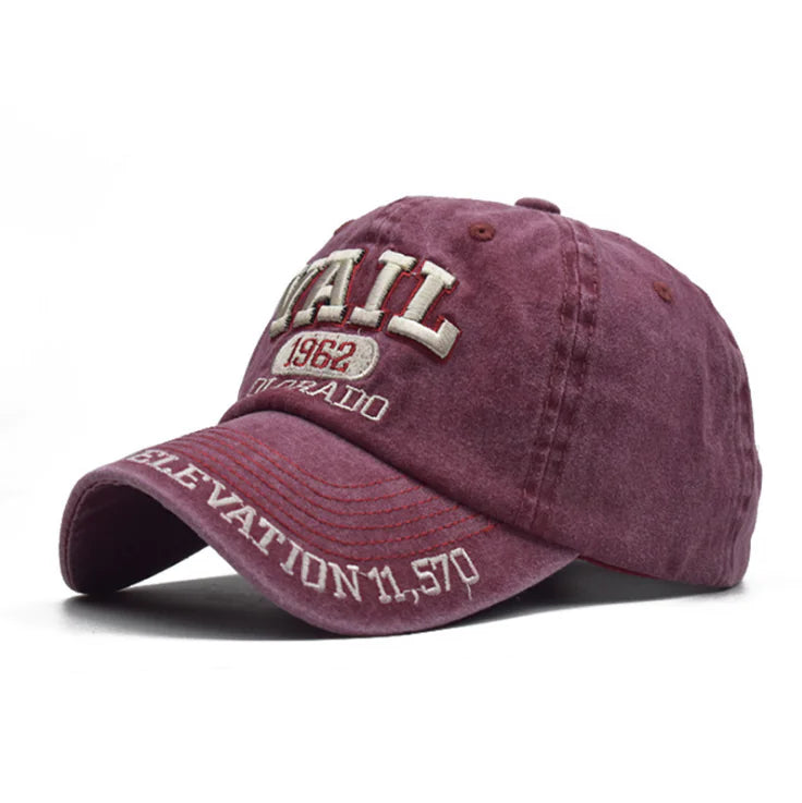 Vintage 1962 Embroidered Cotton Baseball Cap
