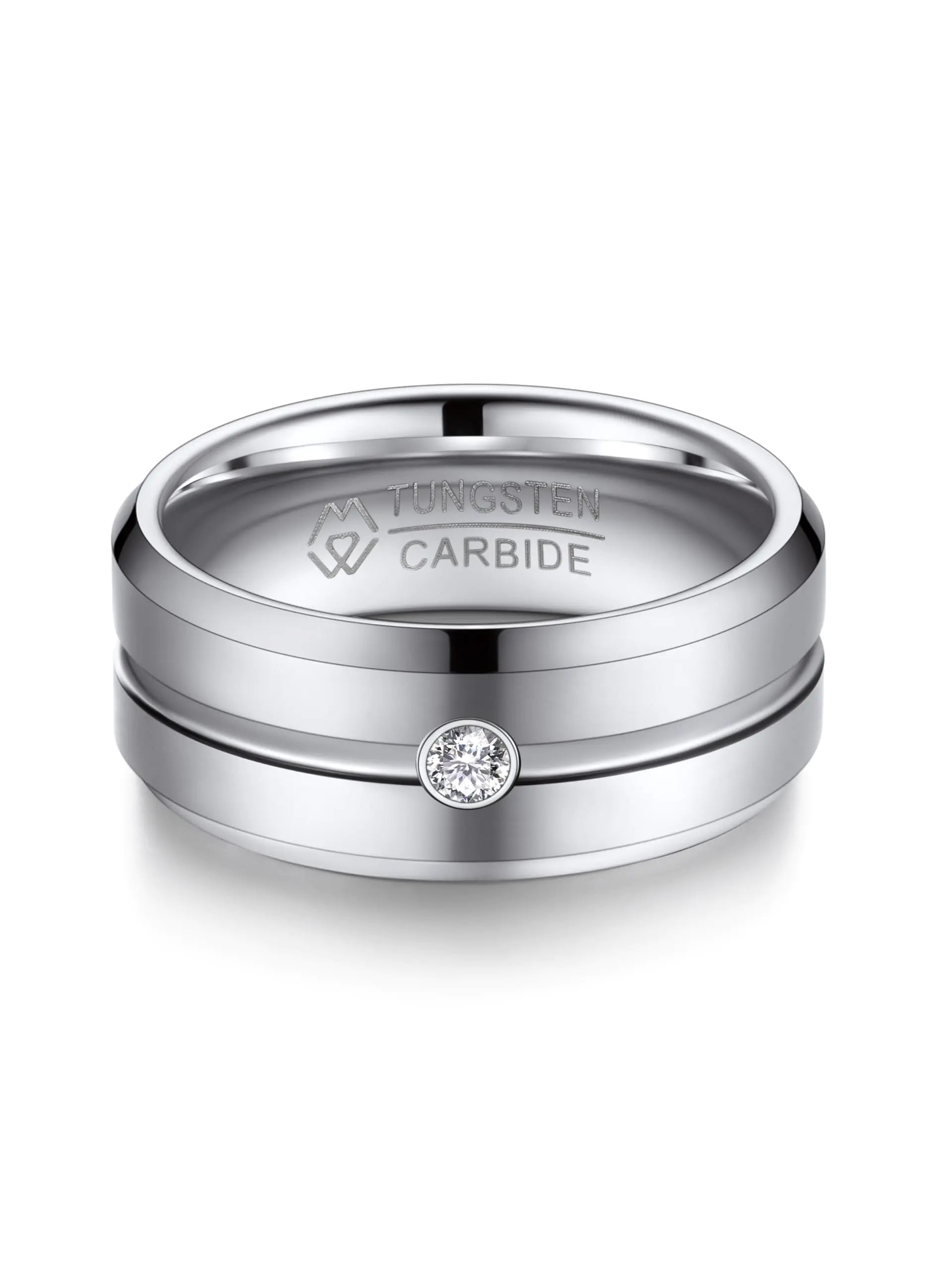 Momentous Tungsten 8MM Anniversary Band