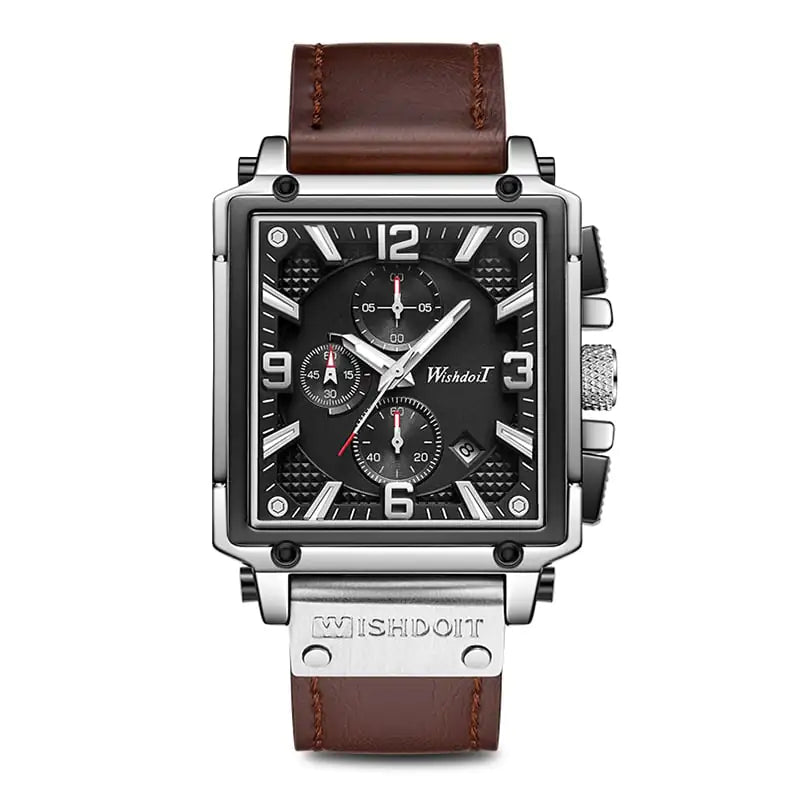 AutoSquare Elegant Men’s Quartz Watch - Ace Fashion
