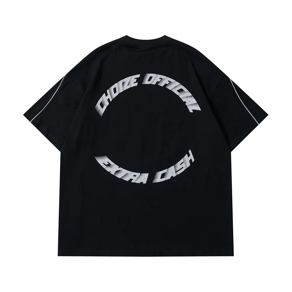 Y2K Reflective Men's Oversized Tee