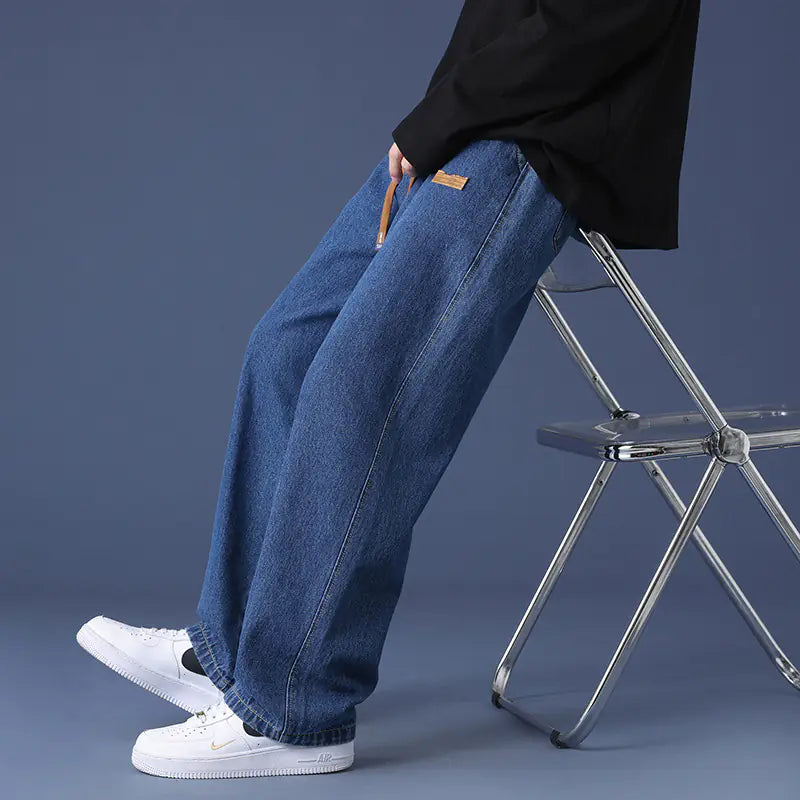 Men's Vintage Comfort Loose Jeans - Ace Fashion