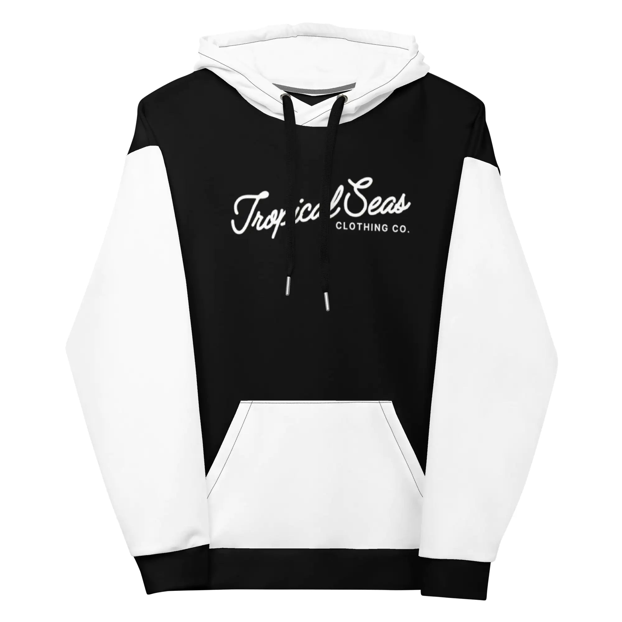 Monochrome Tropical Hoodie - Ace Fashion