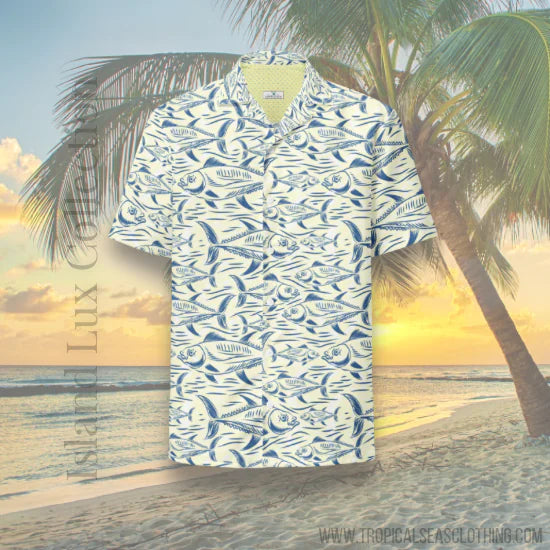 Nautical Tuna Hawaiian Shirt: Style & Sustainability - Ace Fashion