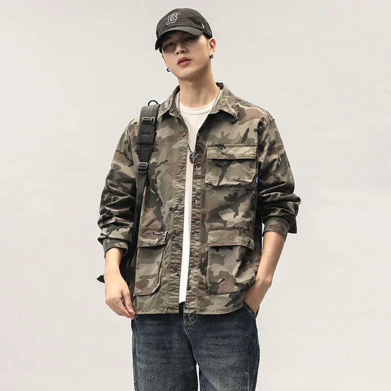 Camouflage Cargo Shirt