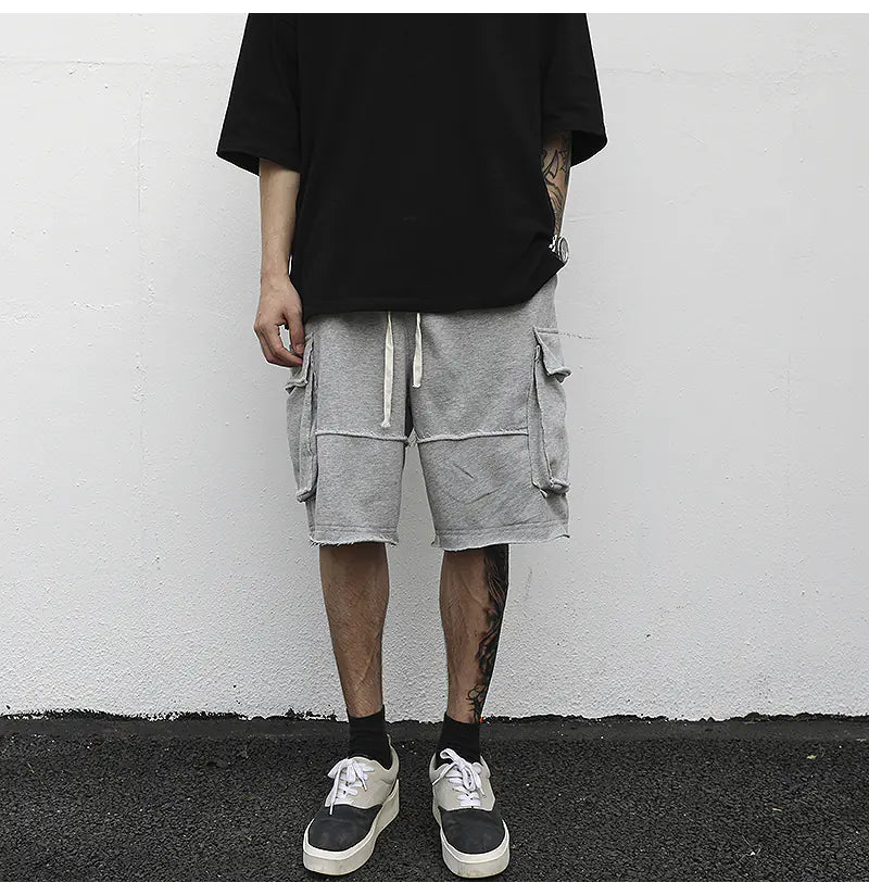 Ripped Cargo Shorts