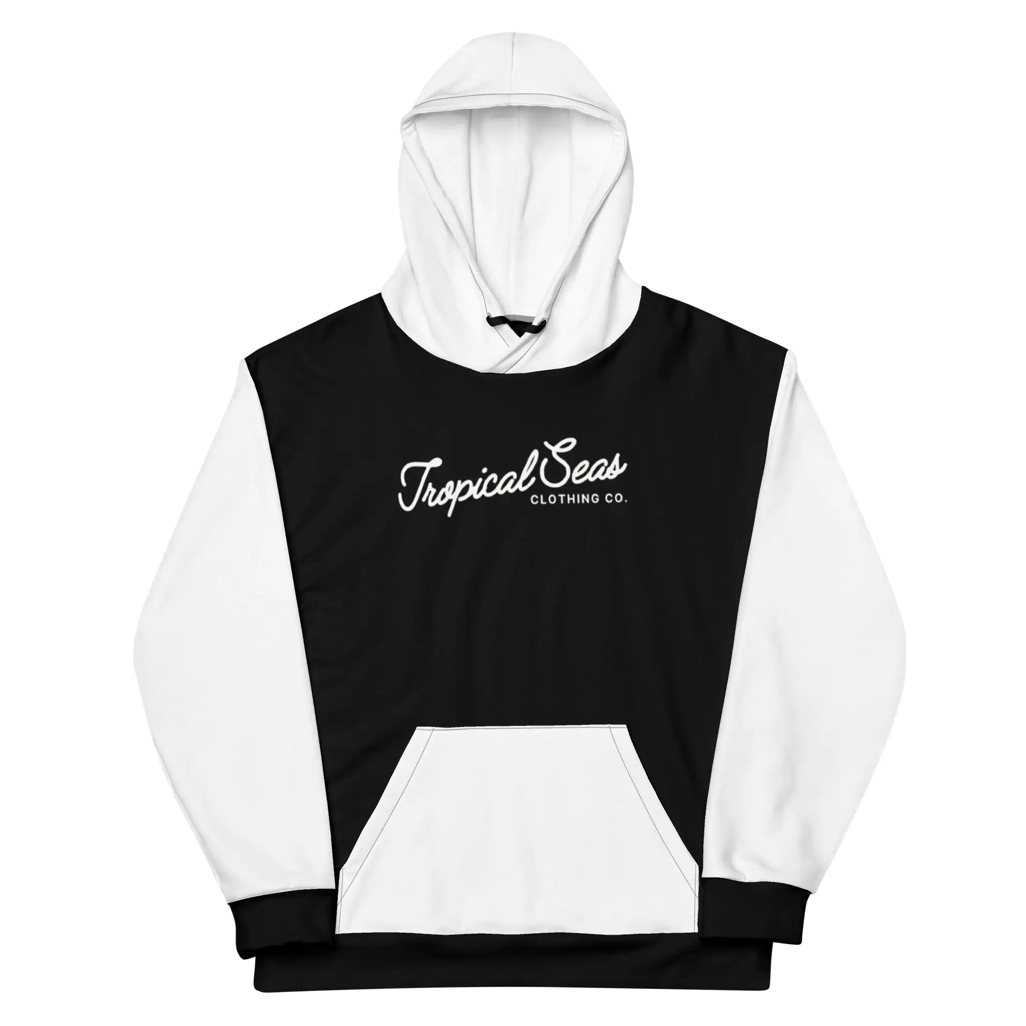 Monochrome Tropical Hoodie - Ace Fashion