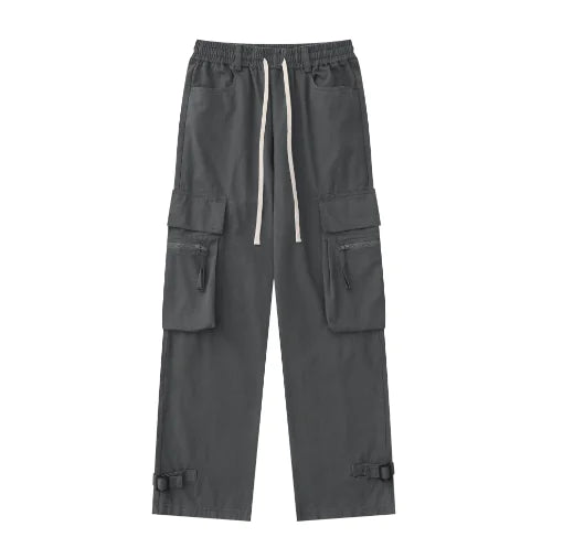 Men's Cotton Cargo Pants with Pockets