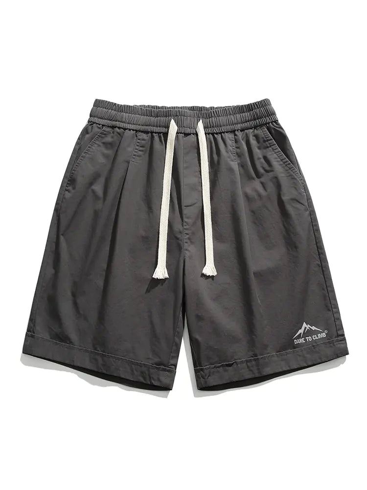 Vintage Style Men's Cotton Shorts - Summer 2024 - Ace Fashion