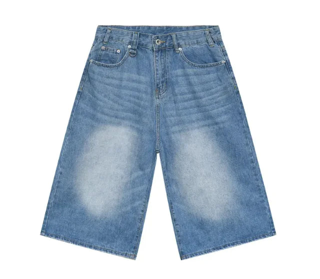 Vintage High-Waist Denim Shorts