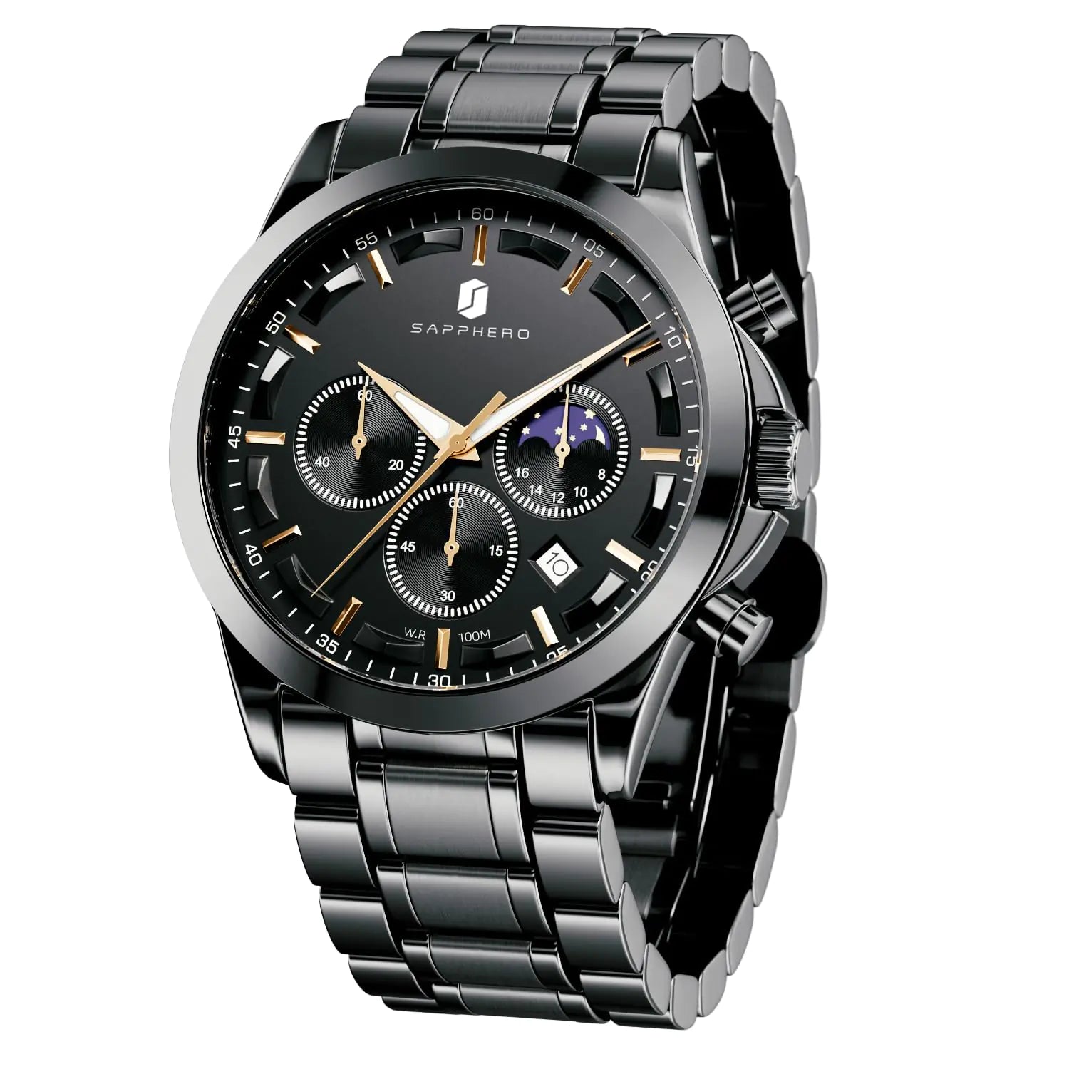 Quartz Chronograph - Stainless Steel Waterproof Watch
