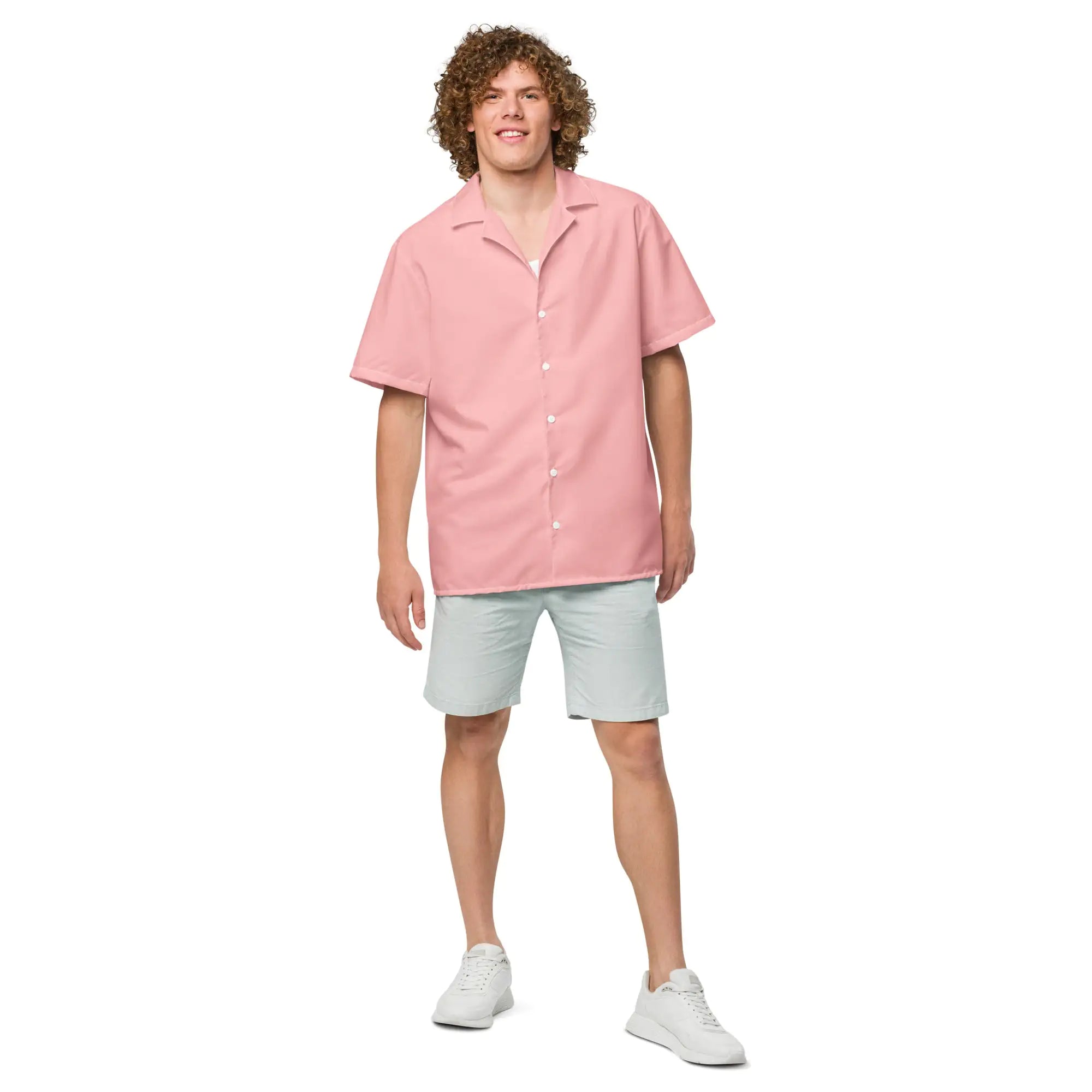 Coral Breeze Button Shirt - Ace Fashion