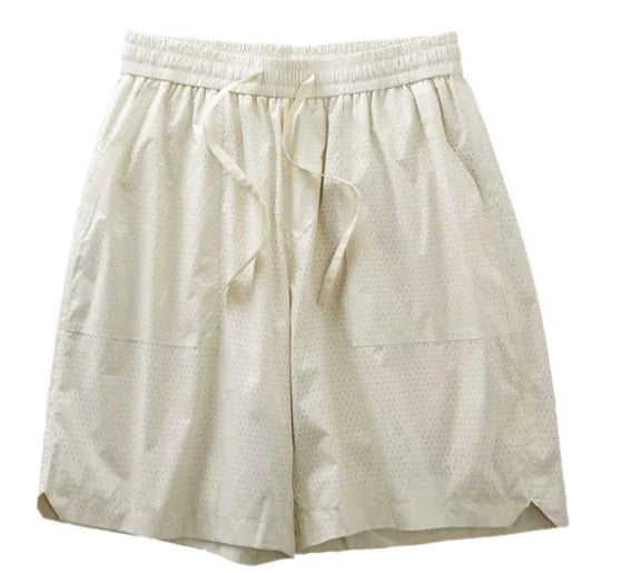 Chic Summer Dot-Pattern Sports Shorts - Ace Fashion
