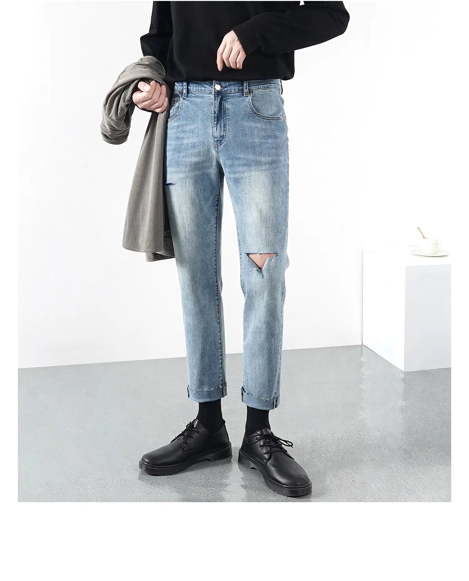 Summer Breeze Ripped Jeans for Men