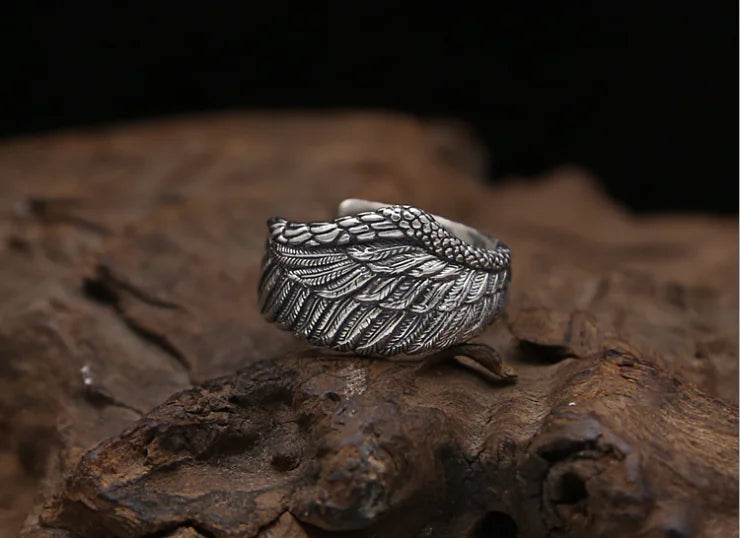 Falcon Crest Silver Ring - Ace Fashion