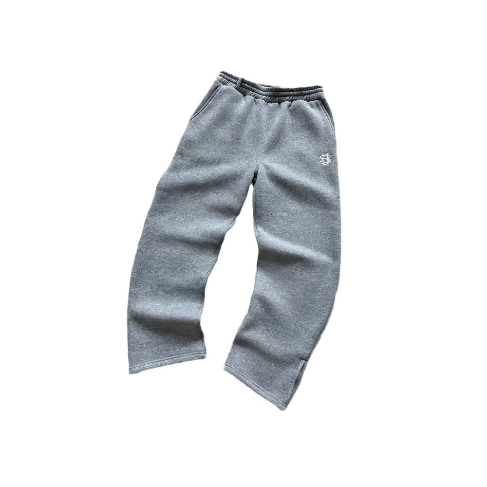 Flexi-Waist Zippered Sweatpants - Ace Fashion
