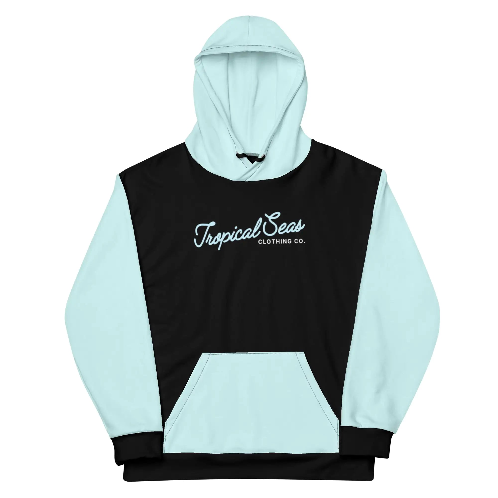 Caribbean Calm Dual-Tone Hoodie - Ace Fashion