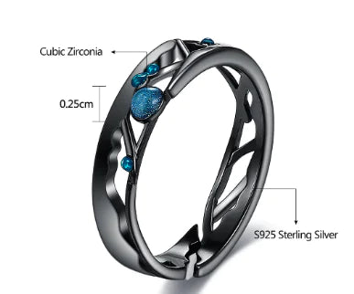 Duo Elegance Sterling Silver Rings - Ace Fashion