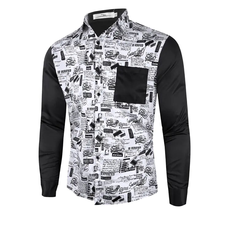 Urban RetroFit Men's Polyester Shirt - Ace Fashion