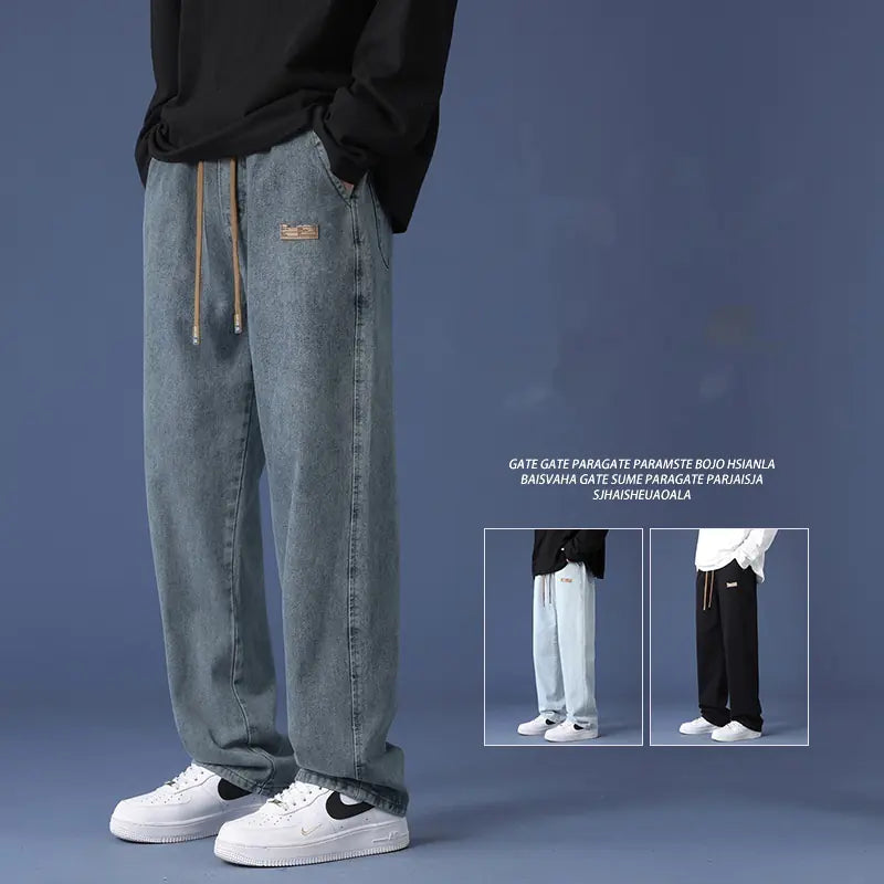 Men's Vintage Comfort Loose Jeans - Ace Fashion