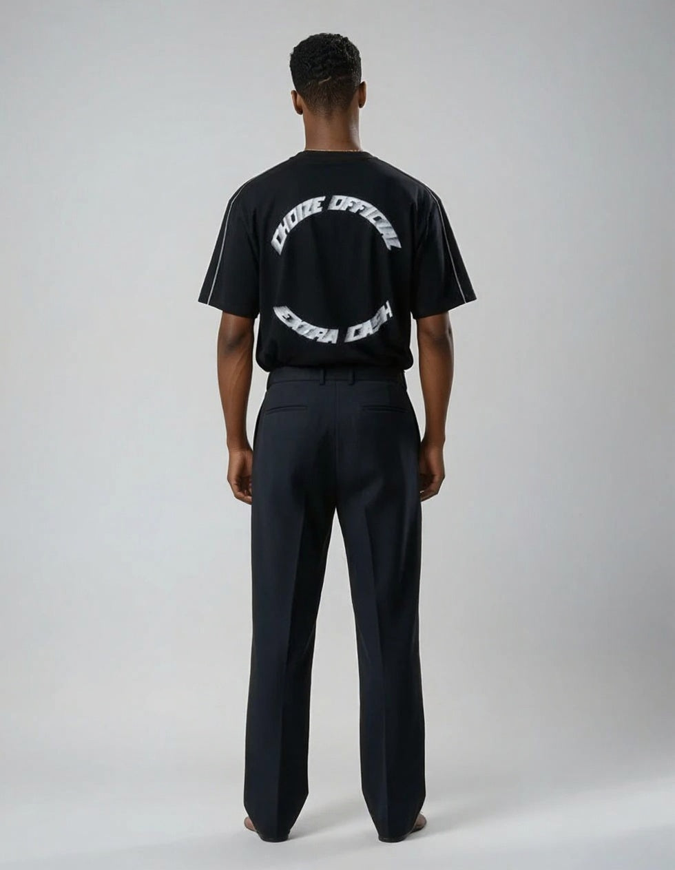 Y2K Reflective Men's Oversized Tee