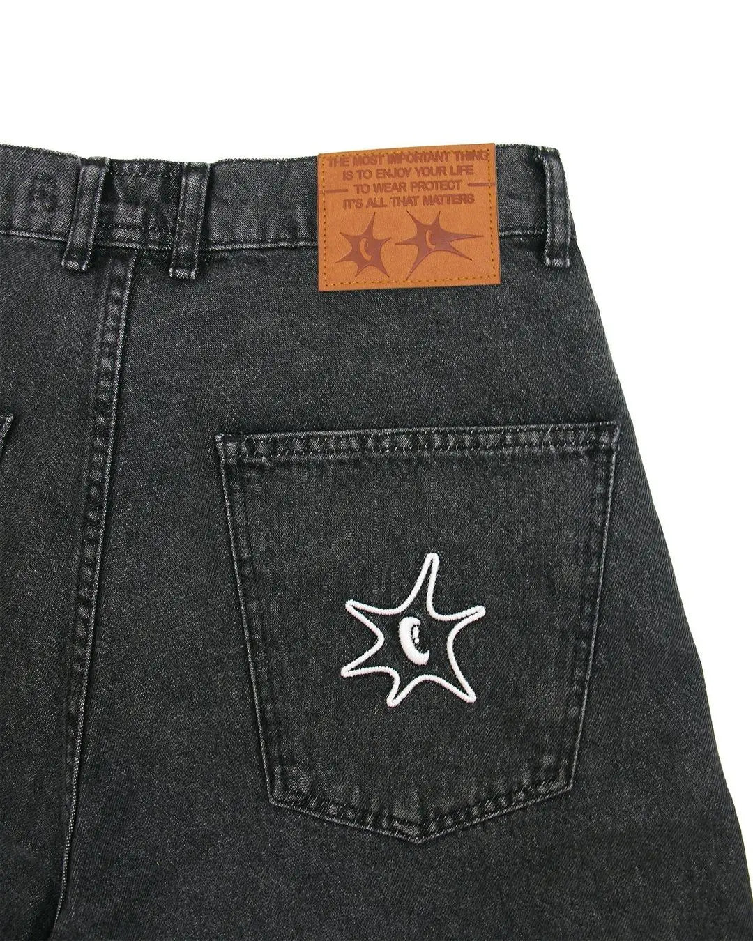 Y2K Hip Hop Denim Shorts