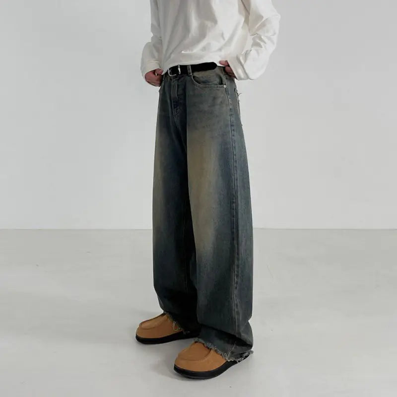Men's Vintage Flex Loose Jeans - Ace Fashion