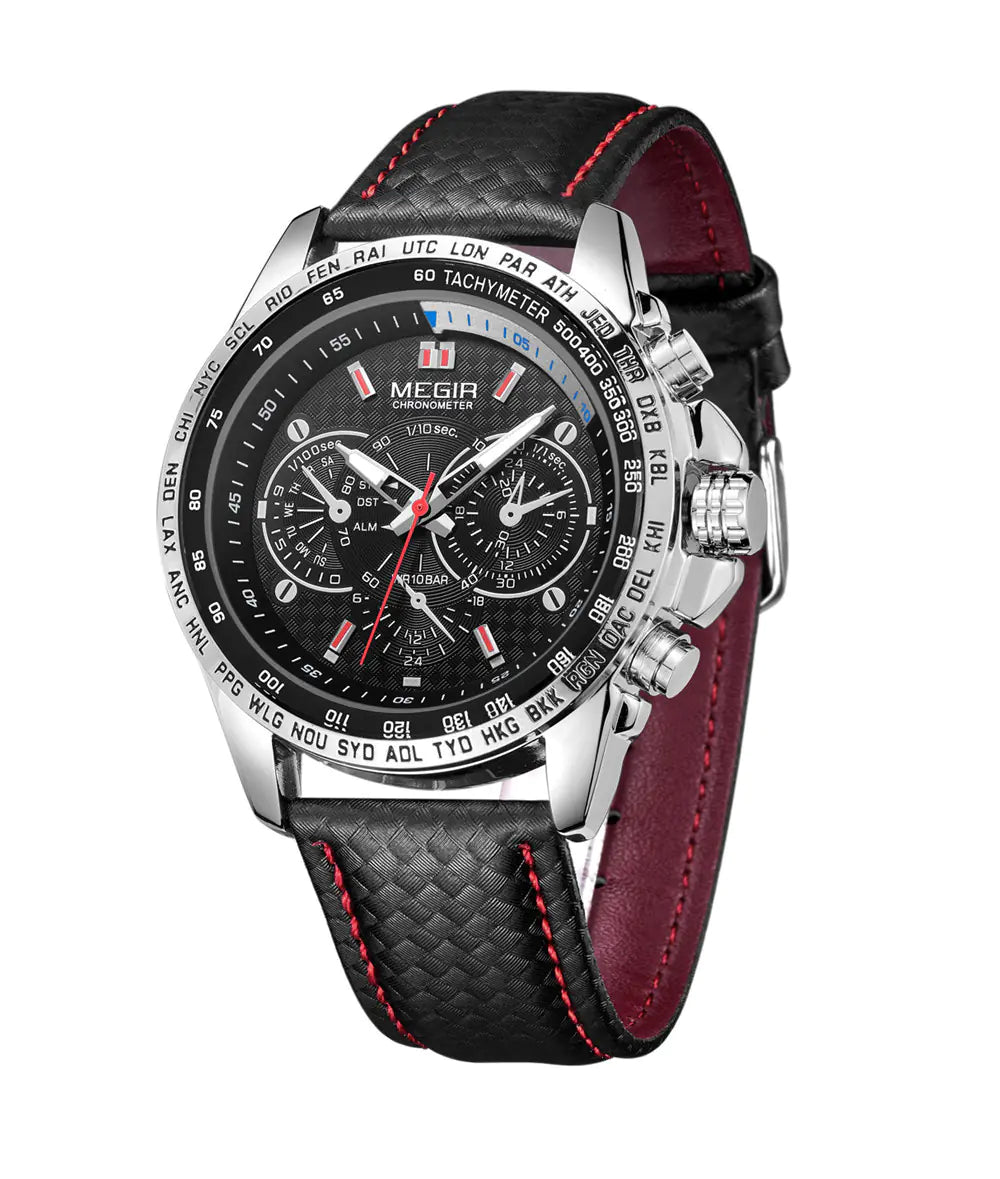 Luminous Tri-Eye Men's Sport Watch - Ace Fashion